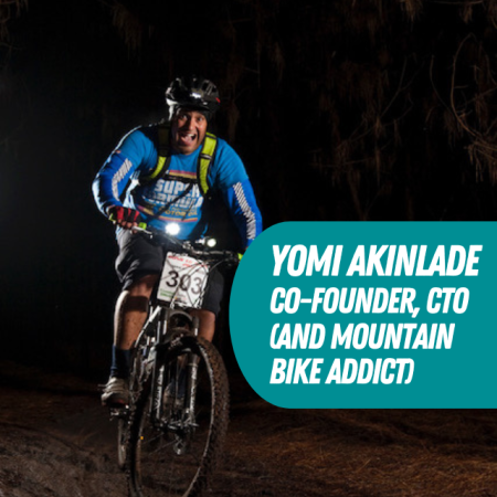 Yomi Akinlade - Co-founder and CTO (Mountain Biking)